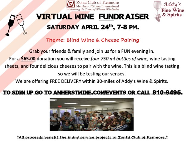 Virtual Wine Fundraiser
